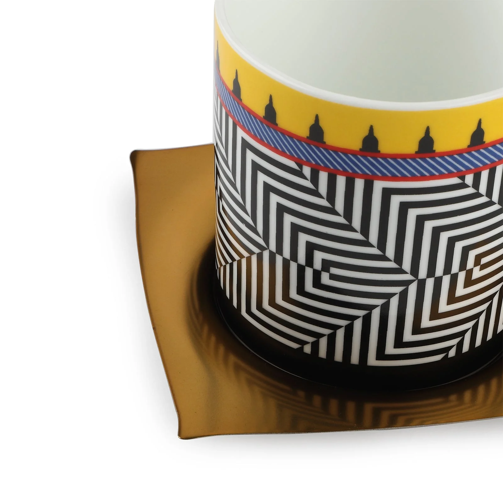 Aladdin Ceramic Cup With Saucer | Set of 2 - Image 4