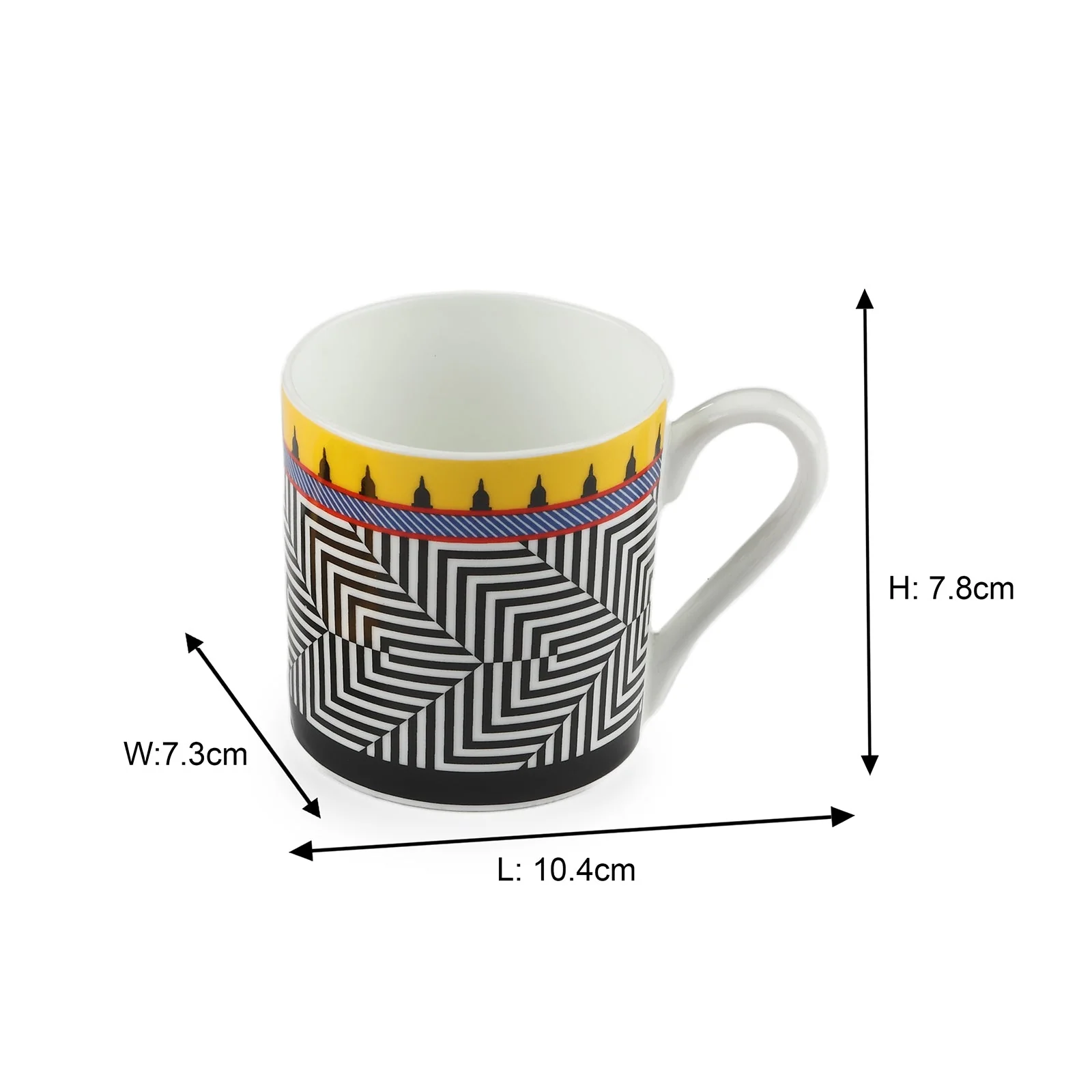 Aladdin Ceramic Cup With Saucer | Set of 2 - Image 6