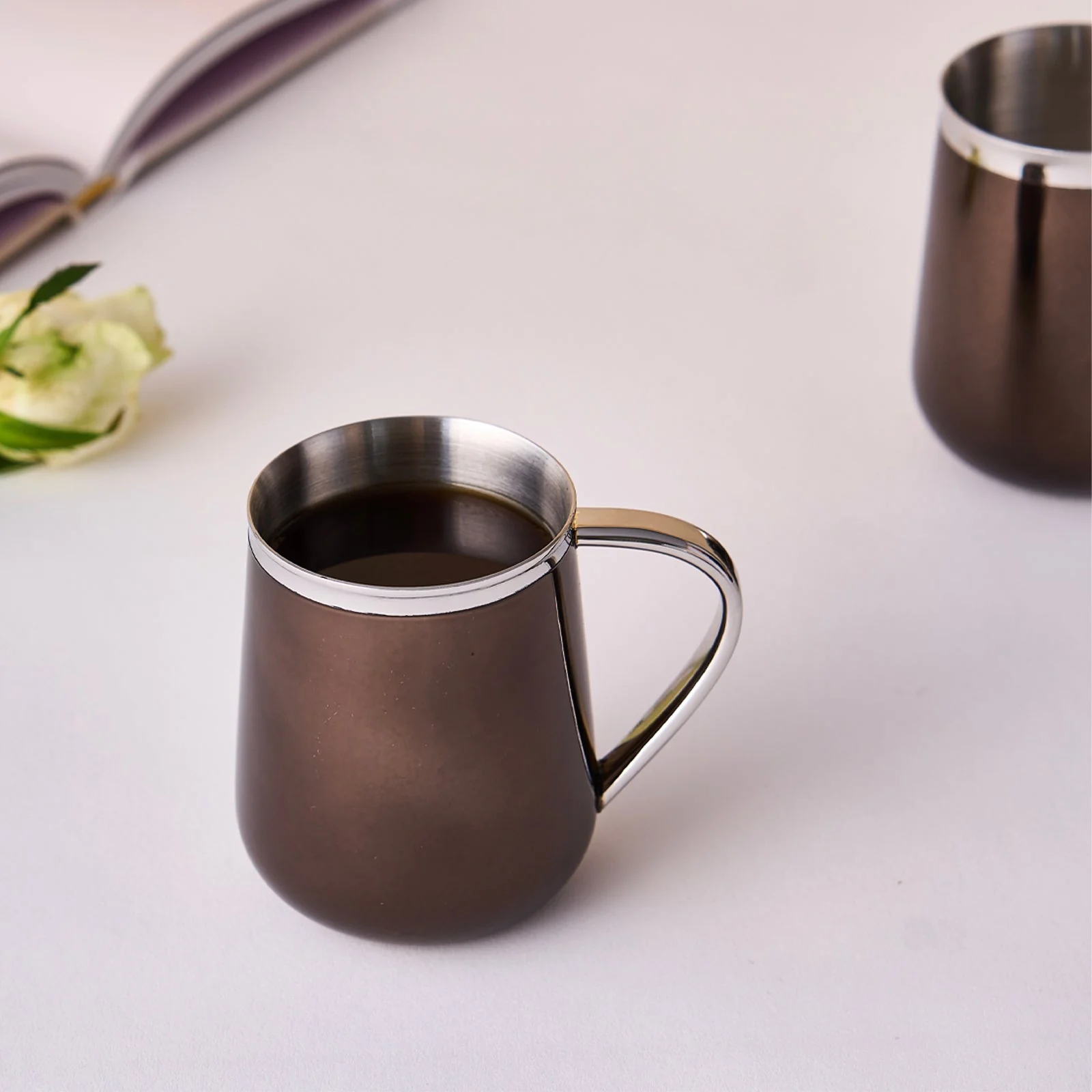 Art Deco Mug | Set of 2 | Bronze - Image 5