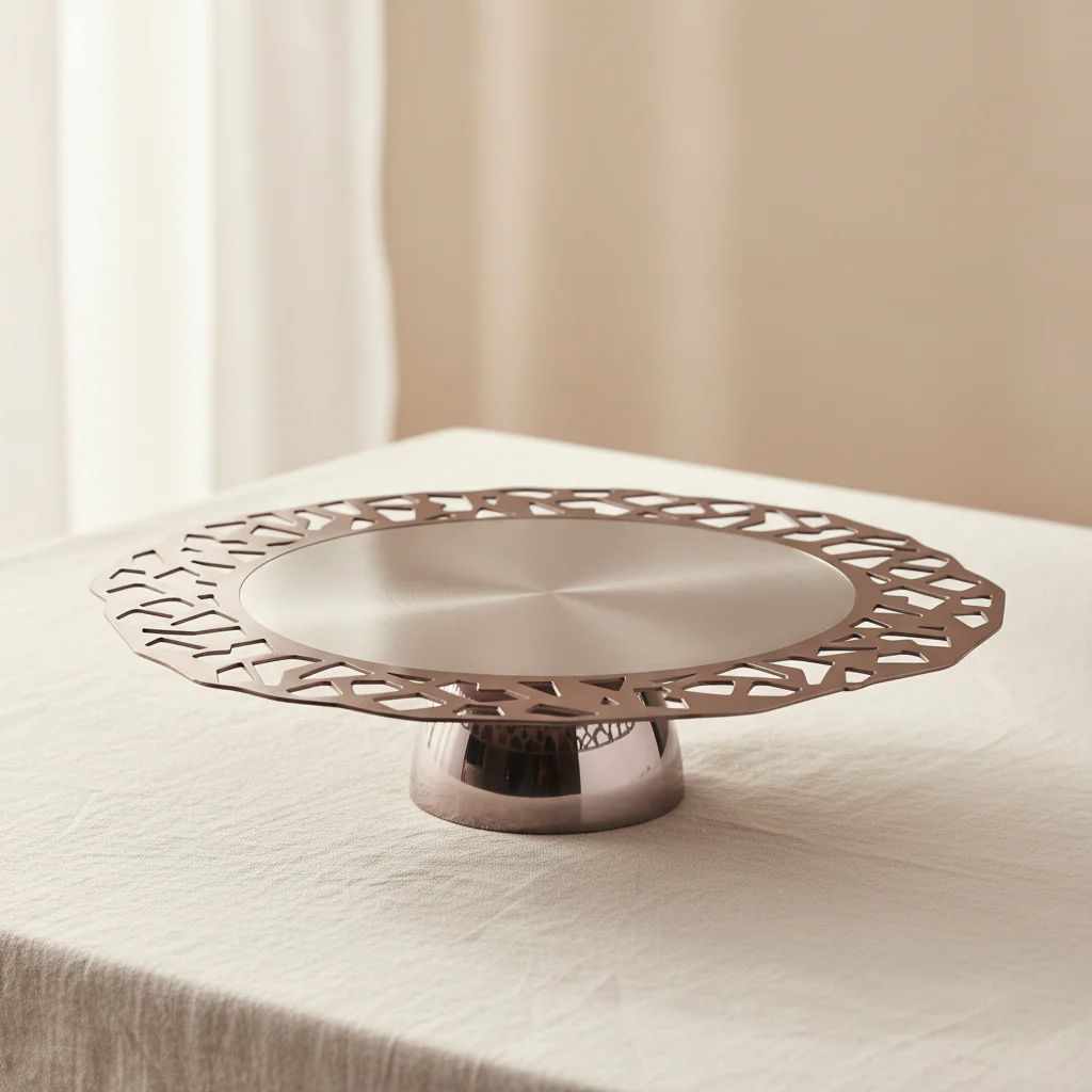Burano Large Cookie Platter With PVD Coating