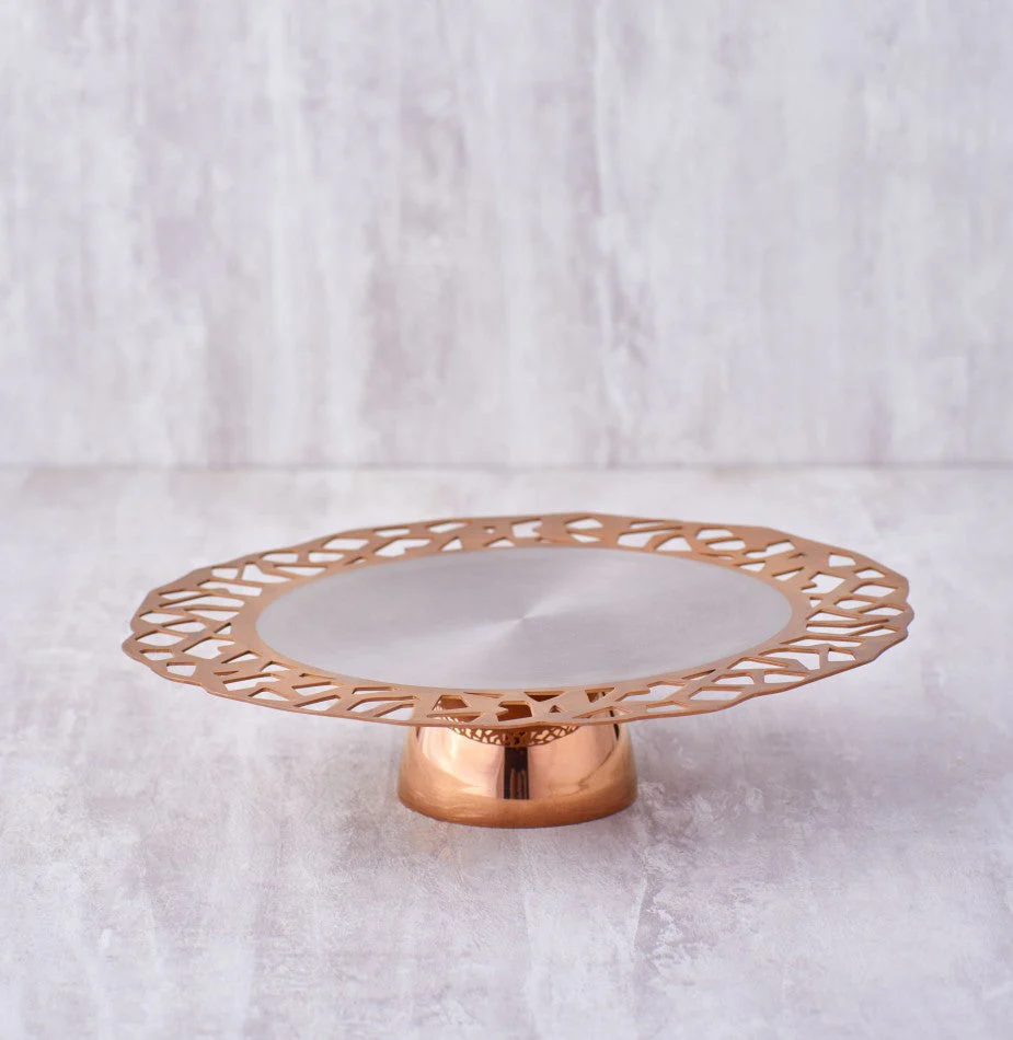 Burano Small Cookie Platter With PVD Coating