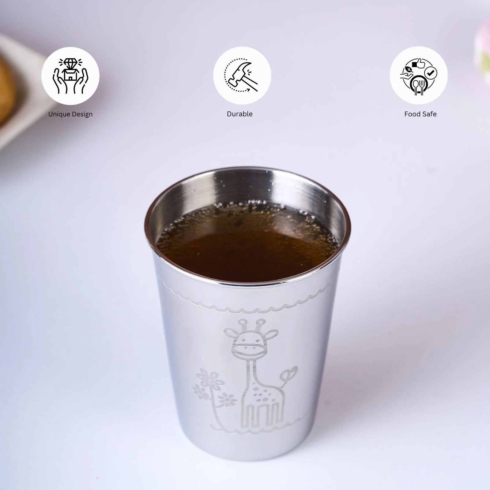 Carnival Giraffe Stainless Steel Tumbler - Image 5