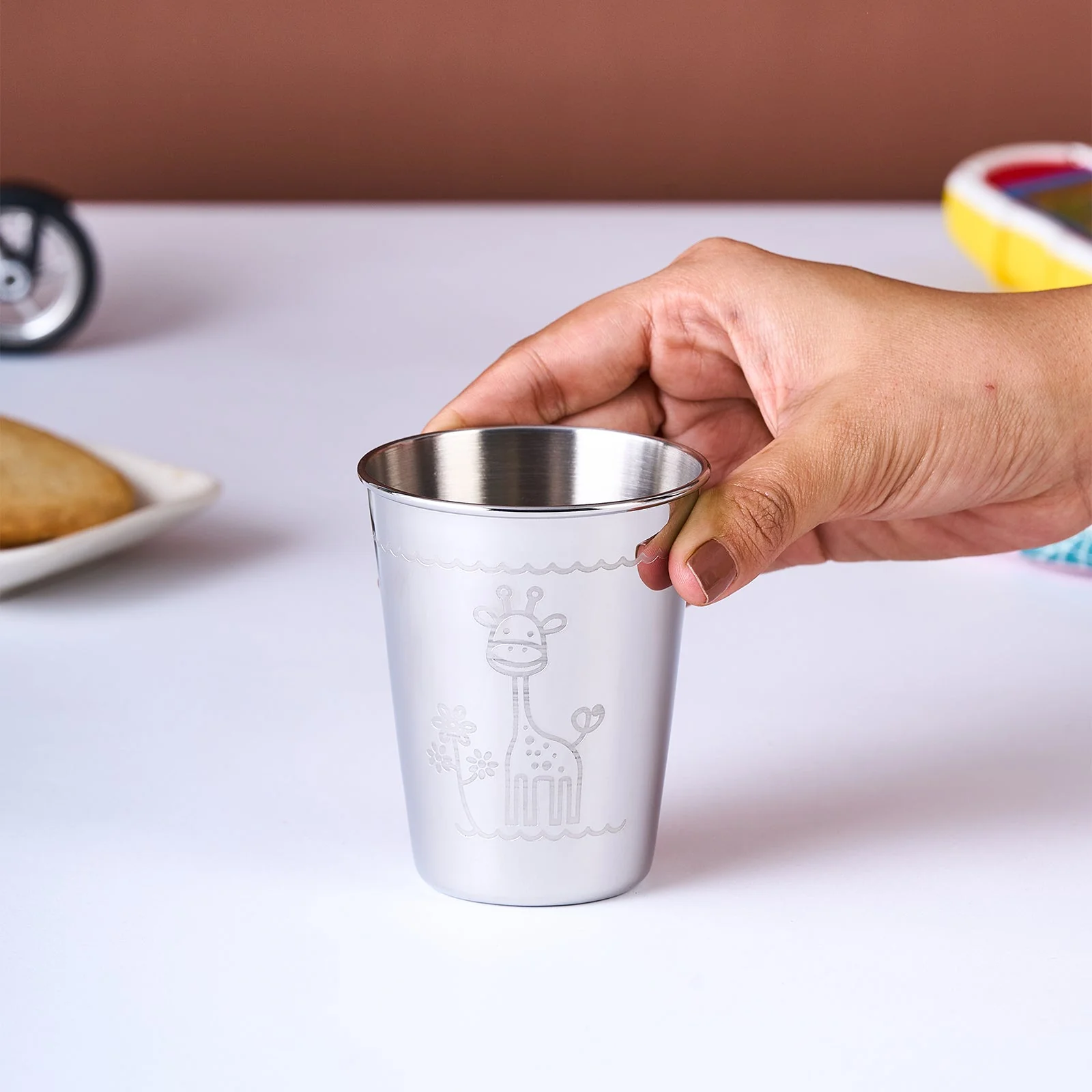 Carnival Giraffe Stainless Steel Tumbler - Image 7