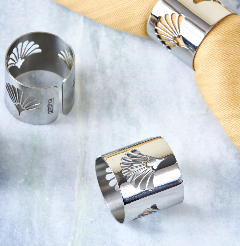 Deco Classic - Floral Napkin Rings - Image 11