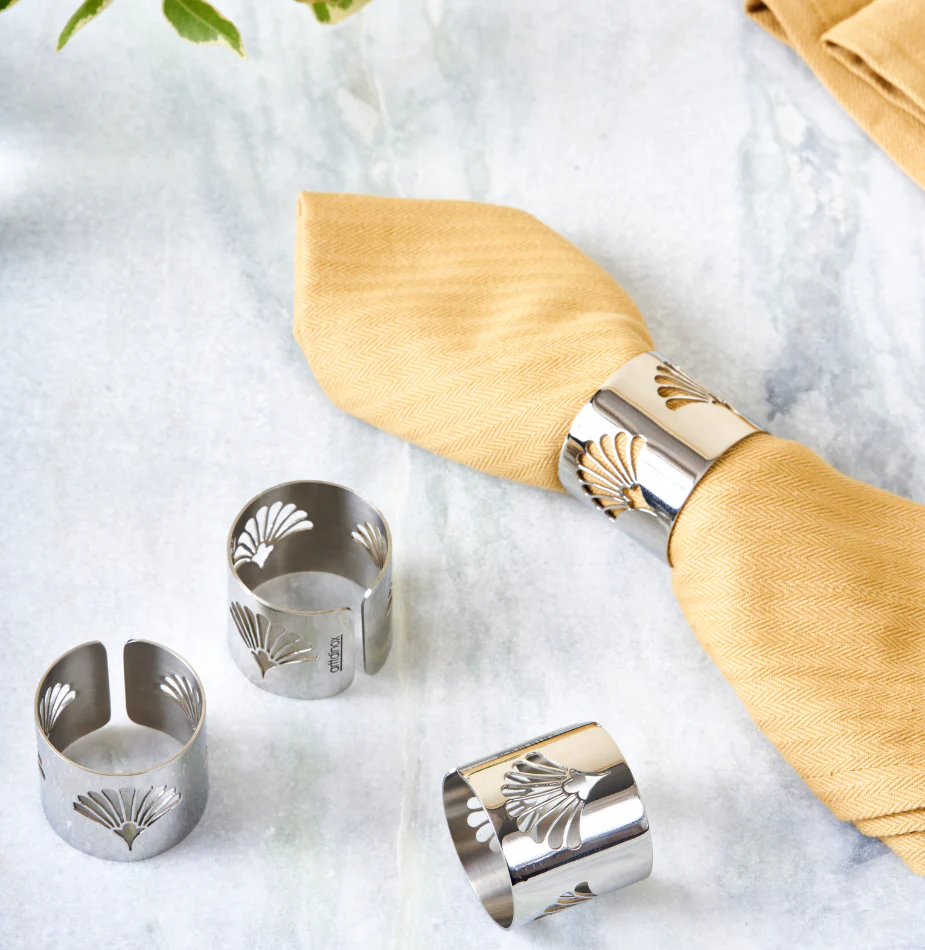 Deco Classic - Floral Napkin Rings - Image 12