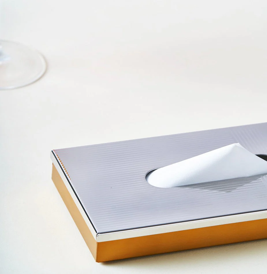 Deco Gold Premium Tissue Box – Stainless Steel - Image 3