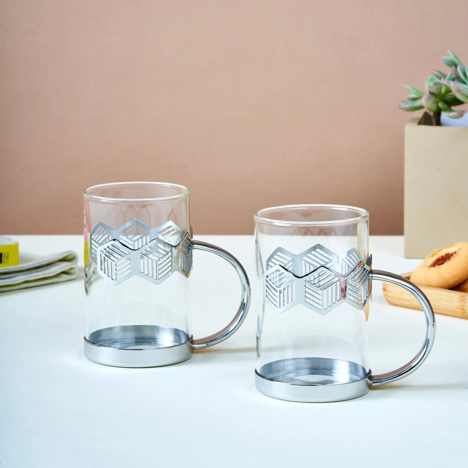 Deco Hexagon Mug | Set of 2 - Image 5