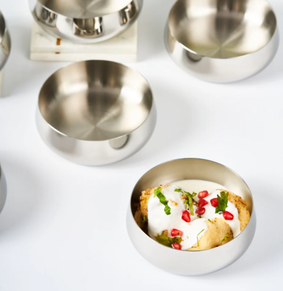 Deco Line Dahi Bhalla Luxury Katori Set | Set of 6 - Image 6