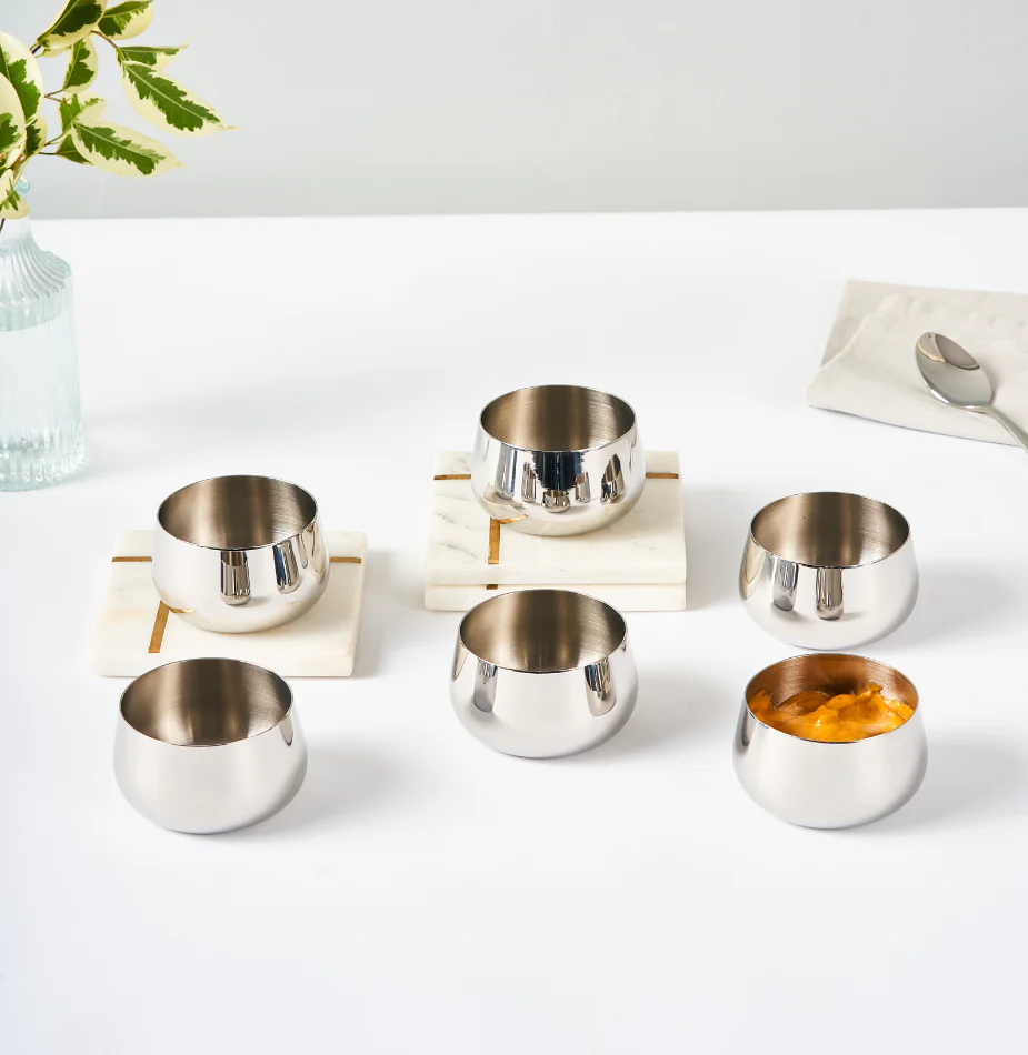 Deco Line Luxury Dinnerware Small Katori | Set of 6 - Image 3