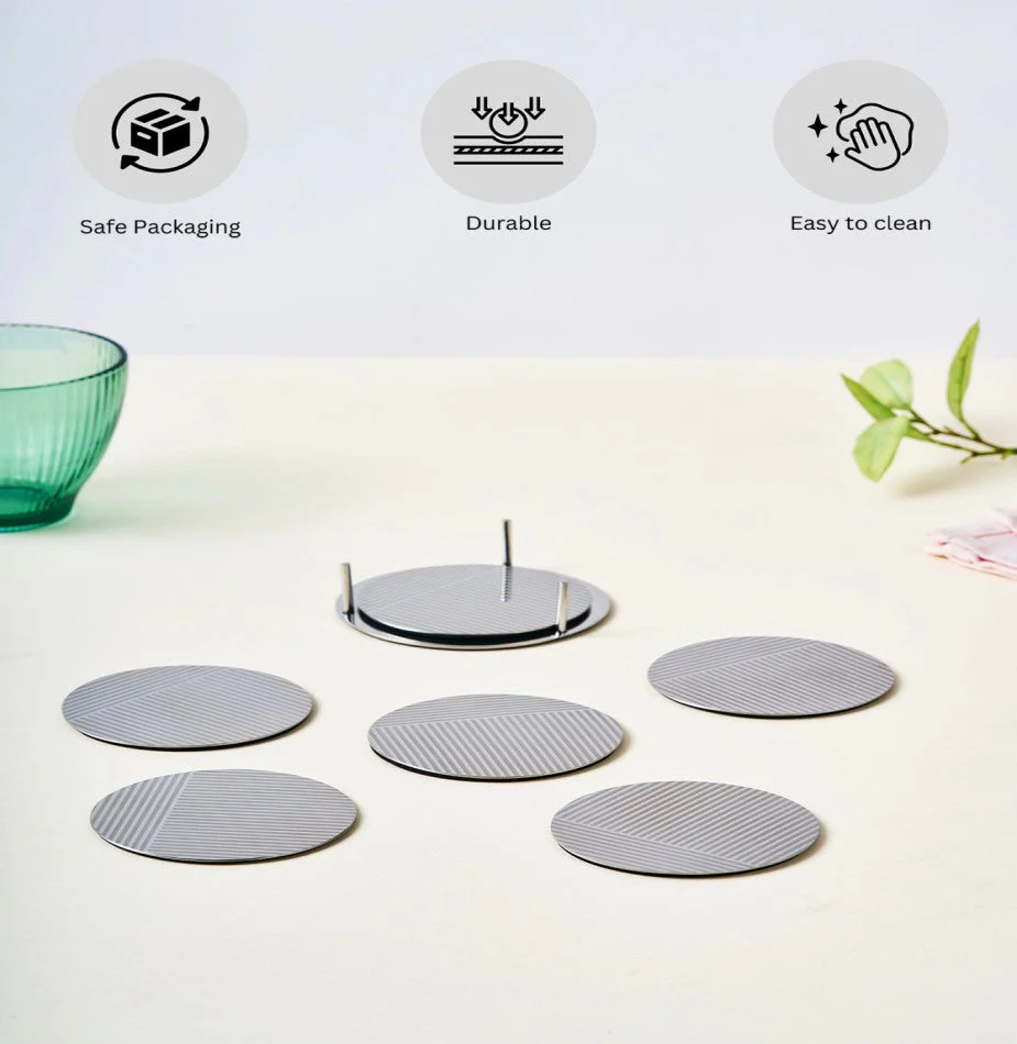 Deco Round Coaster | Set of 6 - Image 11