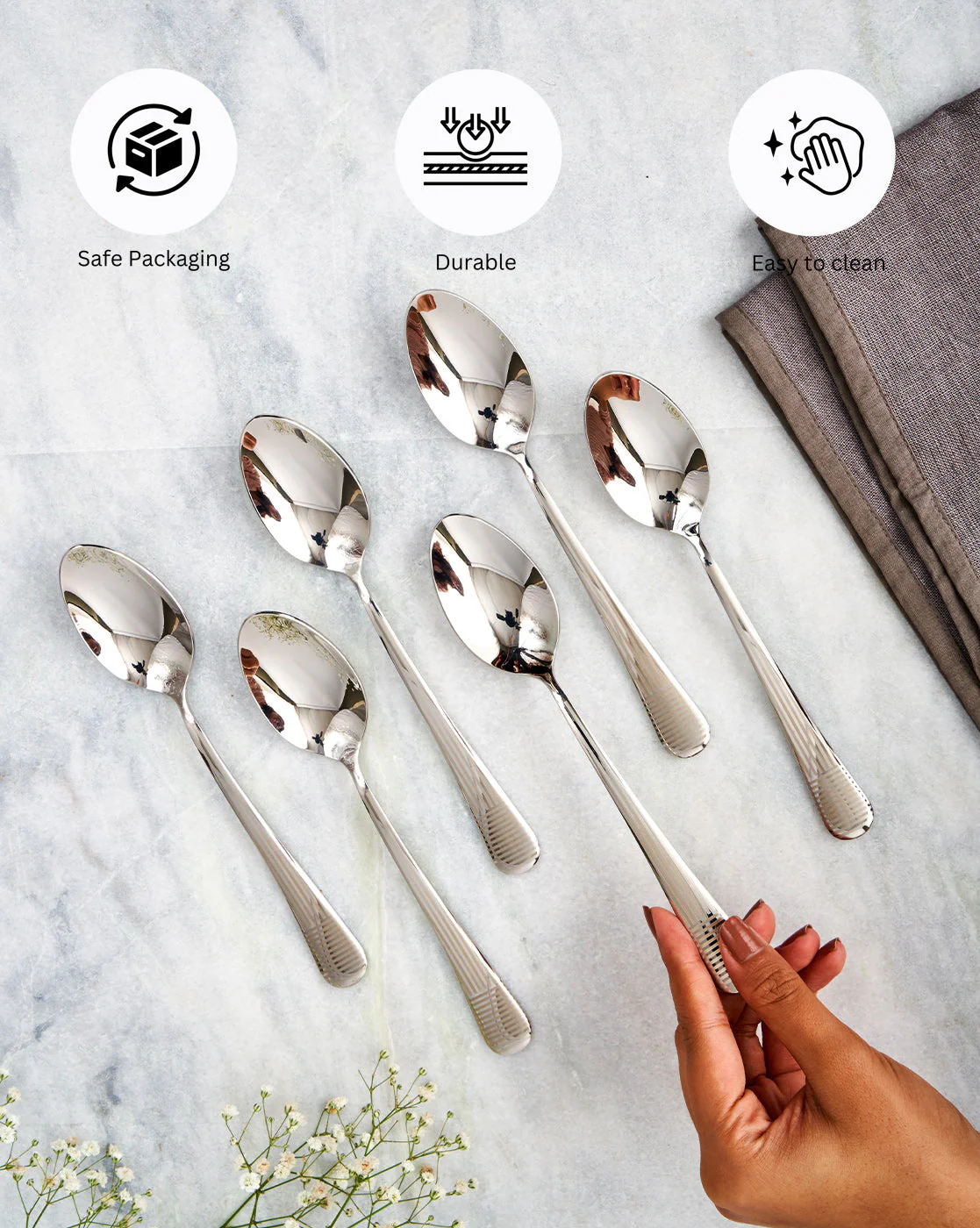 Decoline - Dinner Spoon | Set of 6 - Image 8