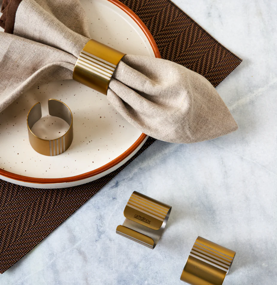 Decoline - Napkin Rings | Gold - Image 3
