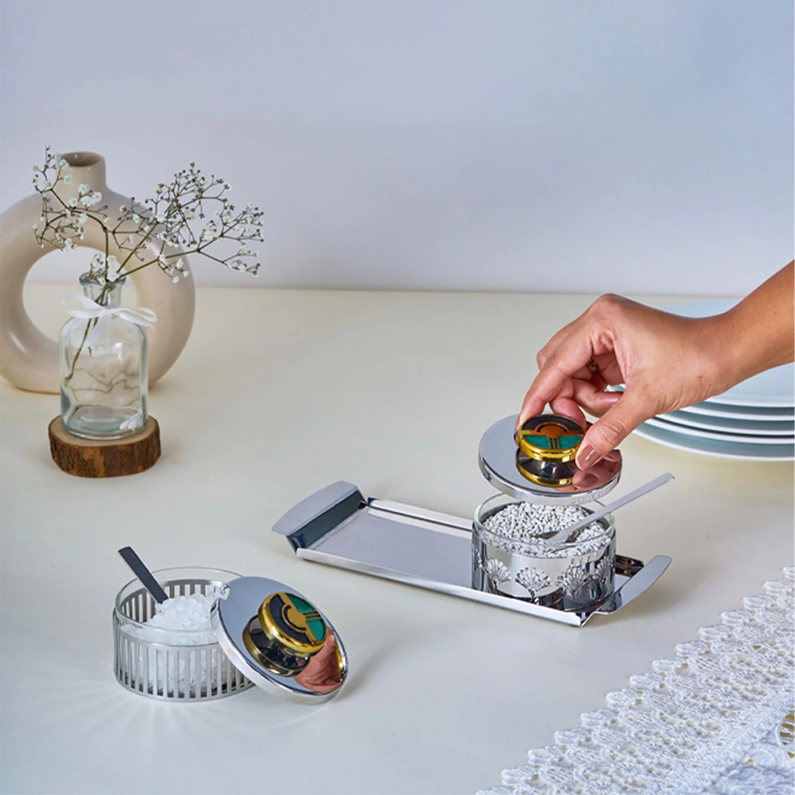 Decoline Pickle Container with Tray - Image 6
