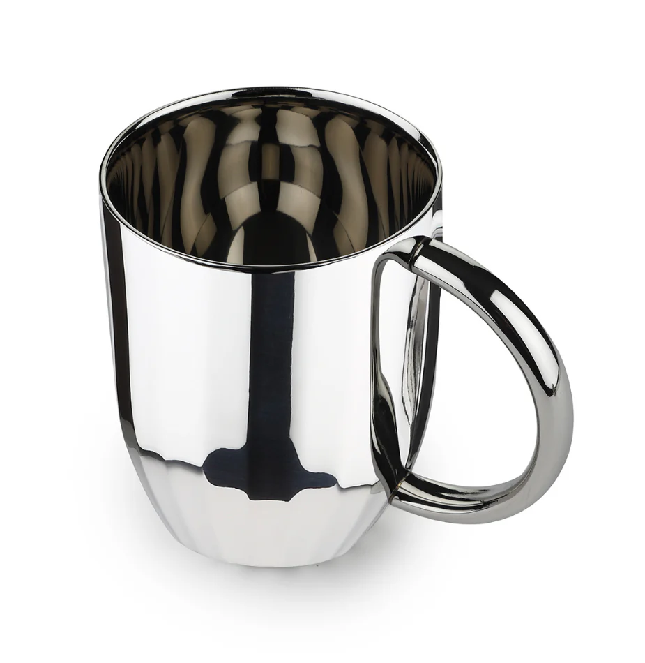 Dome Luxury Stainless Steel Coffee Mugs | Set of 2 - Image 6