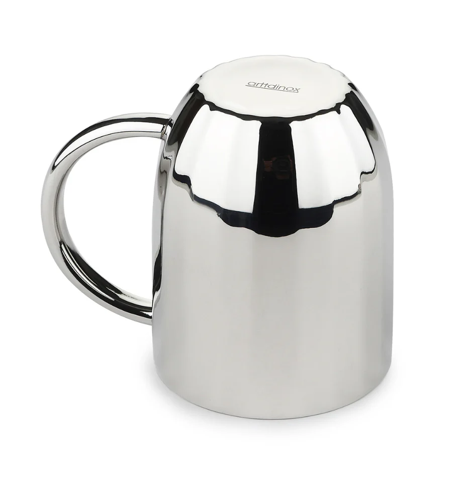 Dome Luxury Stainless Steel Coffee Mugs | Set of 2 - Image 8