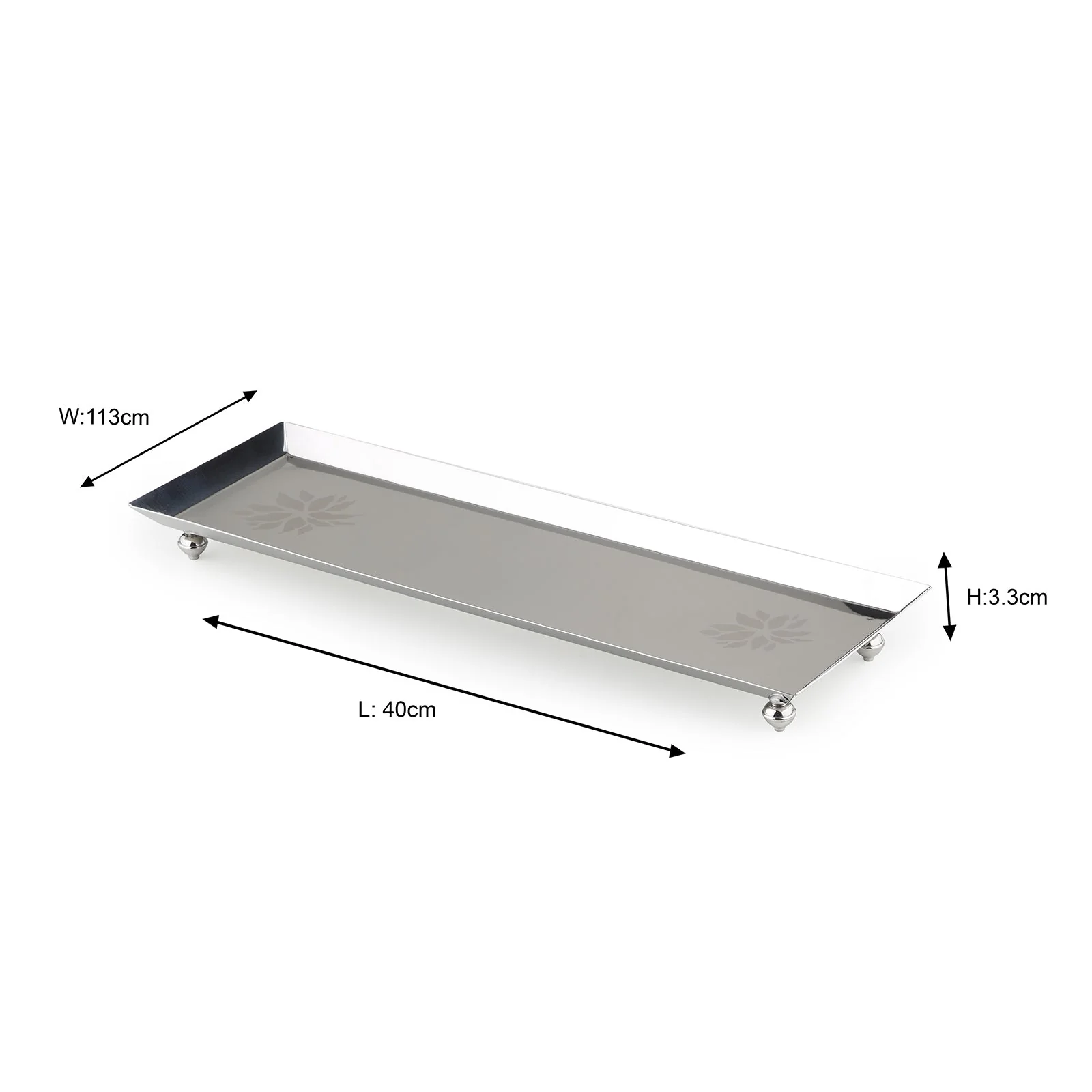 Flower Longish Platter | Large - Image 10