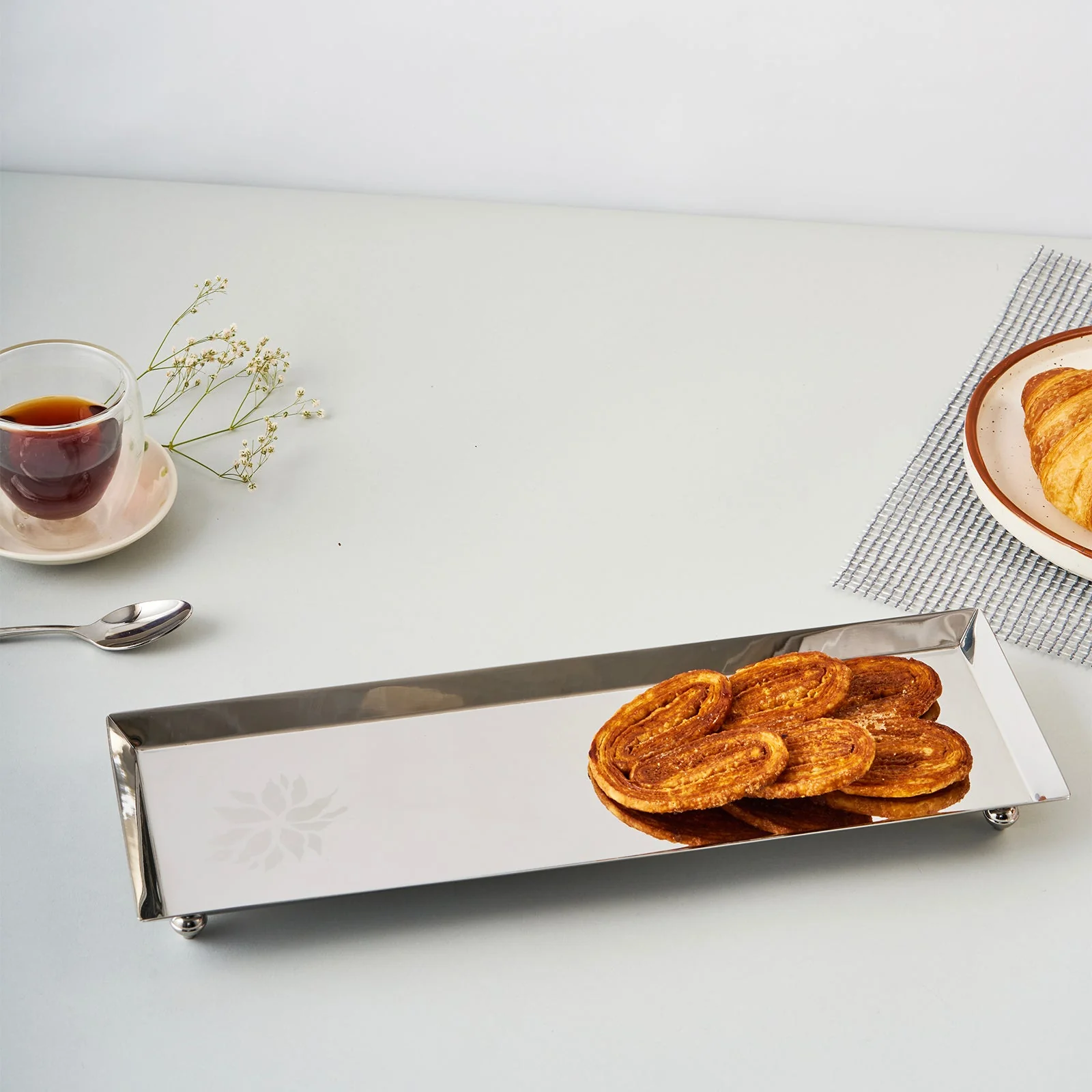 Flower Longish Platter | Large - Image 7
