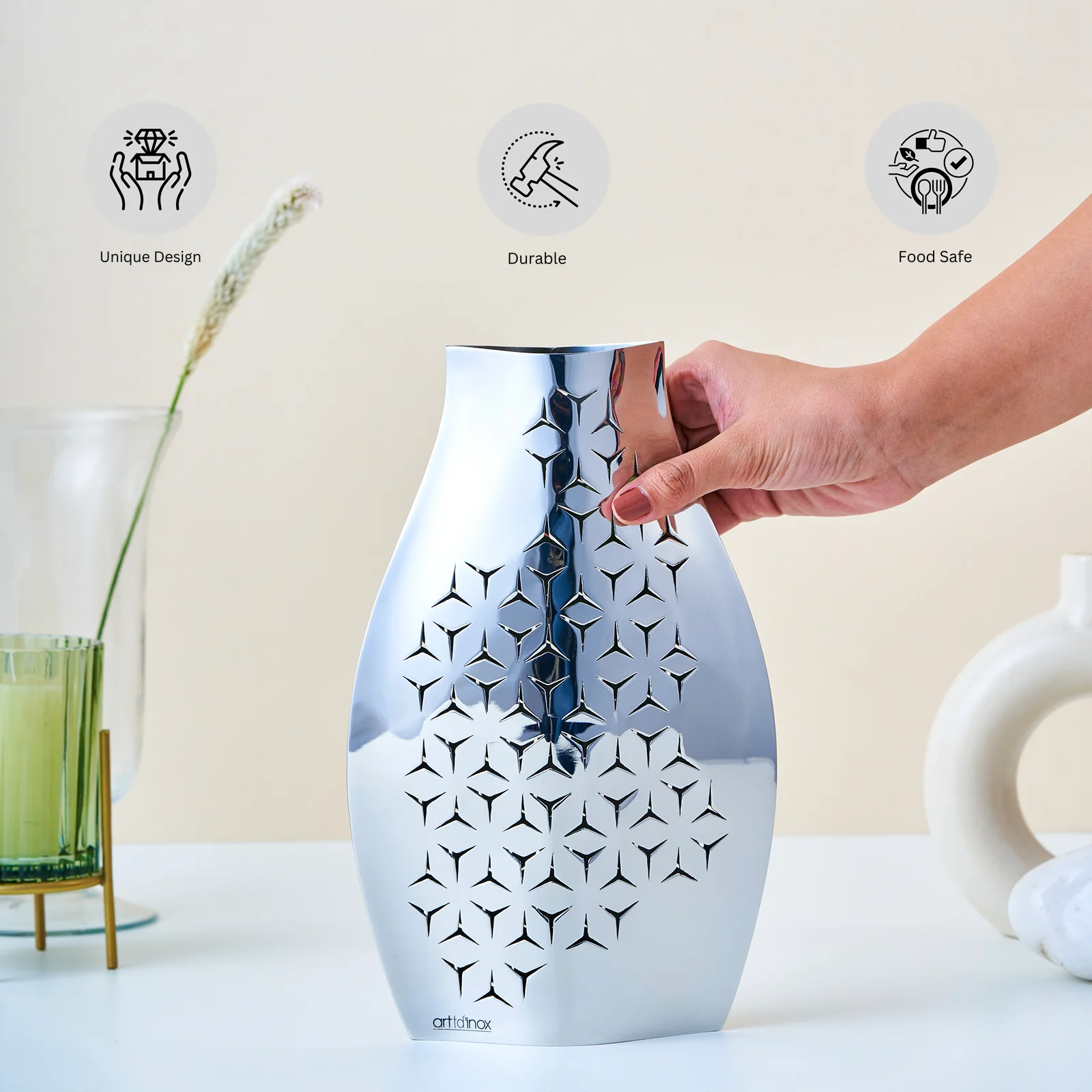 Flower Vase Trio | Home decor vases - Image 7