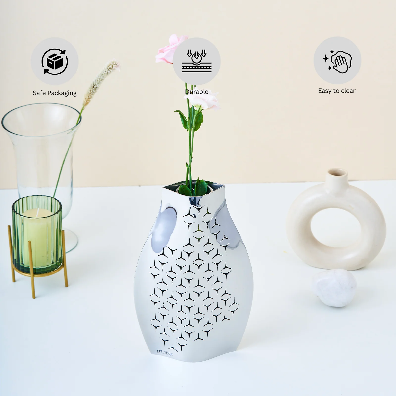 Flower Vase Trio | Home decor vases - Image 8