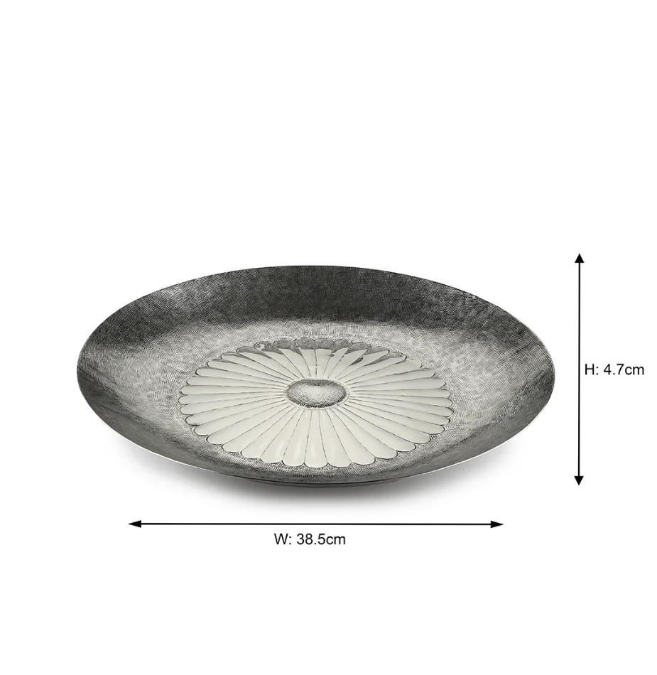 Flower Platter with Hammer Decorative | Large - Image 10