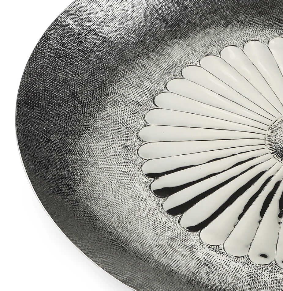 Flower Platter with Hammer Decorative | Large - Image 4