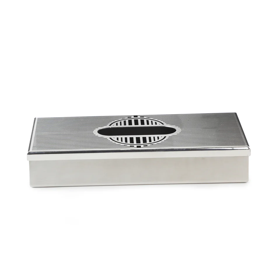 Art Deco Stainless Steel Premium Tissue Box - Image 2