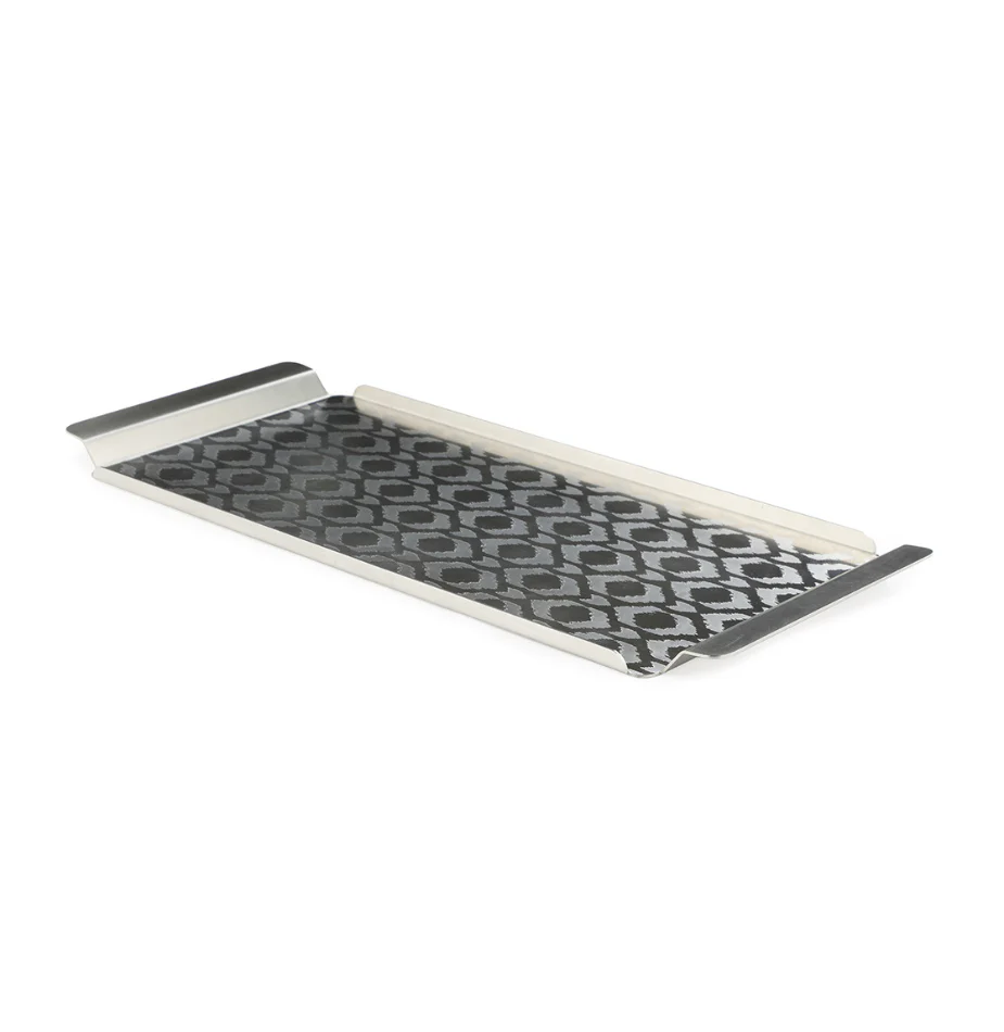 Ikat Matt Finish - Large Designer Serving Tray - Image 3