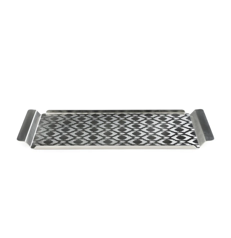 Ikat Matt Finish - Large Designer Serving Tray - Image 9