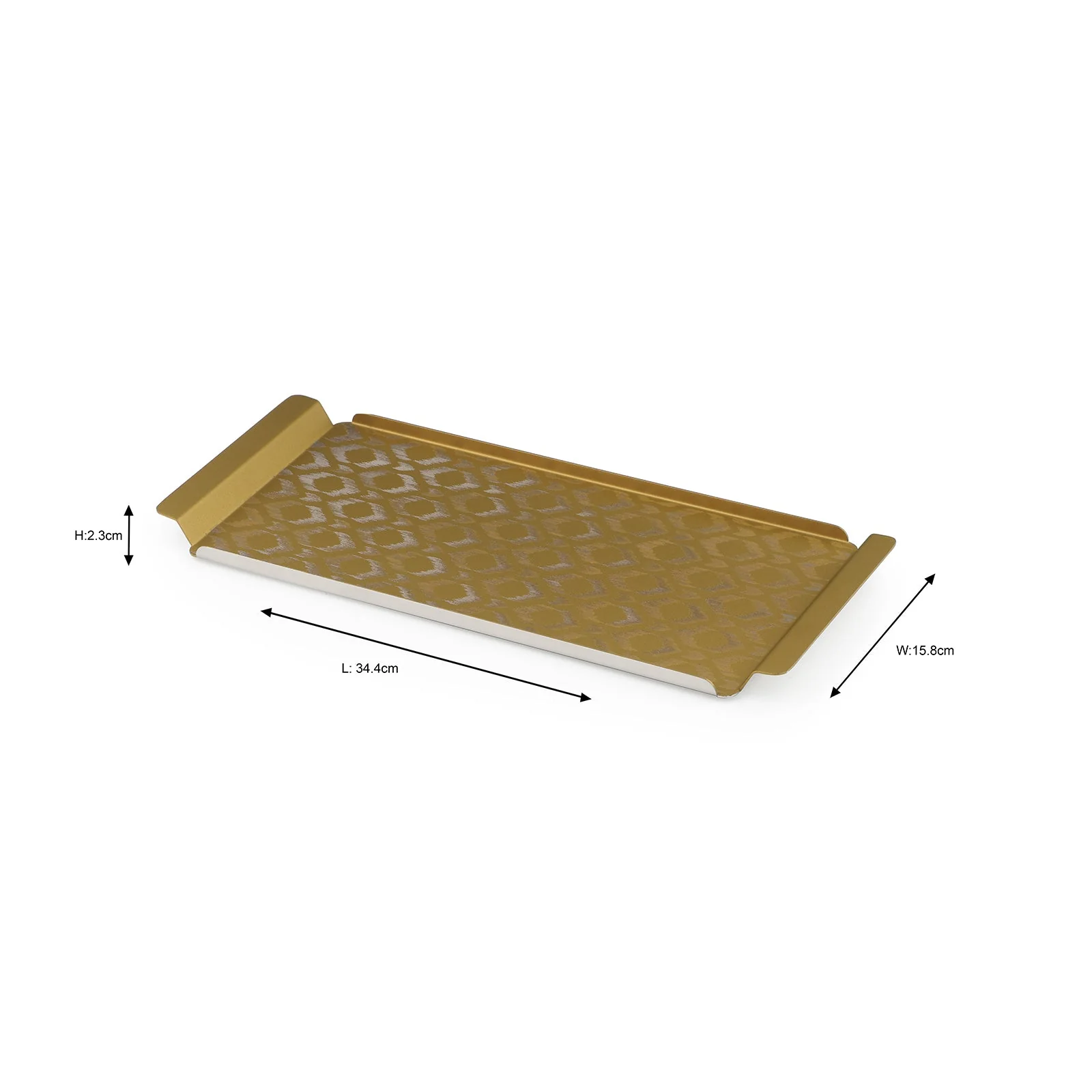 Ikat Tray | Gold - Image 9