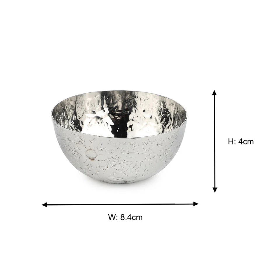 Rose Quartz Stainless Steel Katori | Set of 12 - Image 11