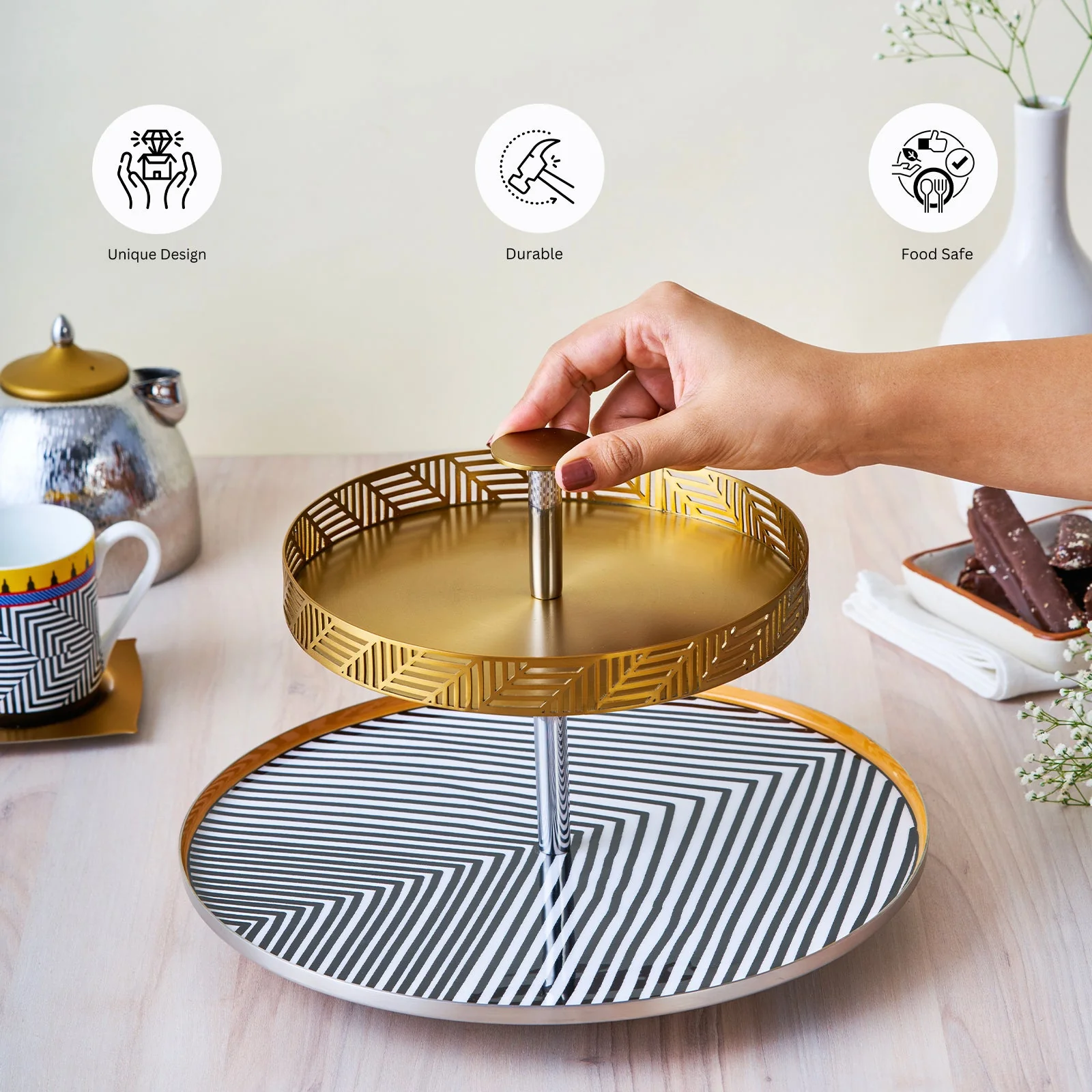 Masaai Two Tier Platter - Image 7