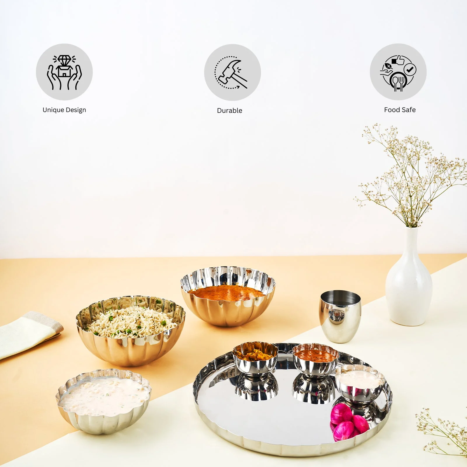 Mushroom Collection Luxury Dinner Set | Set of 33 - Image 7