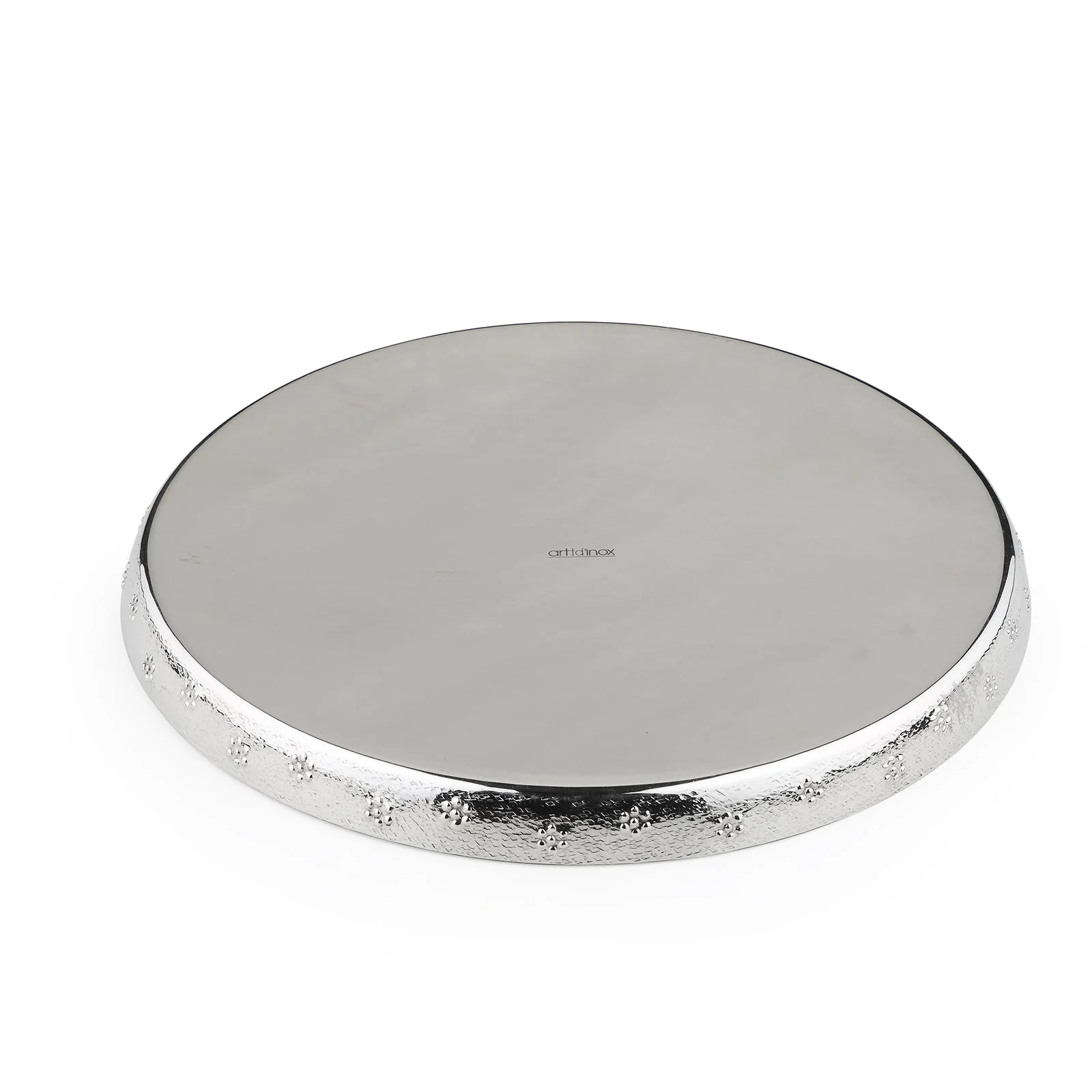 Polka Thali With Texture & Flower Dots - Image 7