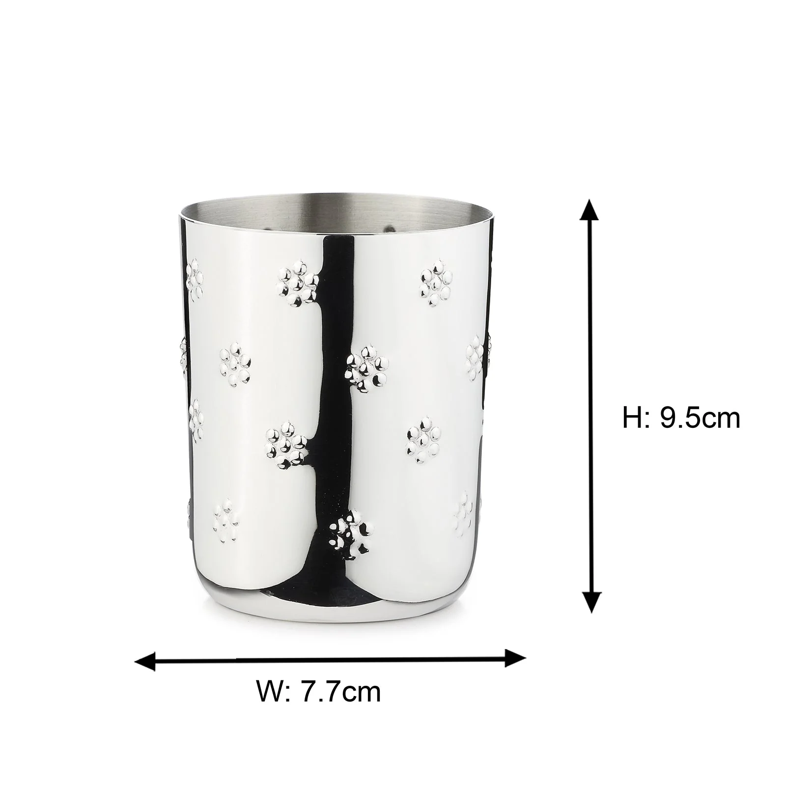 Polka Flower Stainless Steel Tumbler | Set of 6 - Image 6