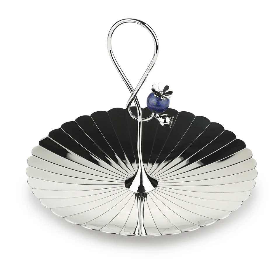 Poppy Pole Platter with Lapiz Lazuli Stone | Small - Image 8