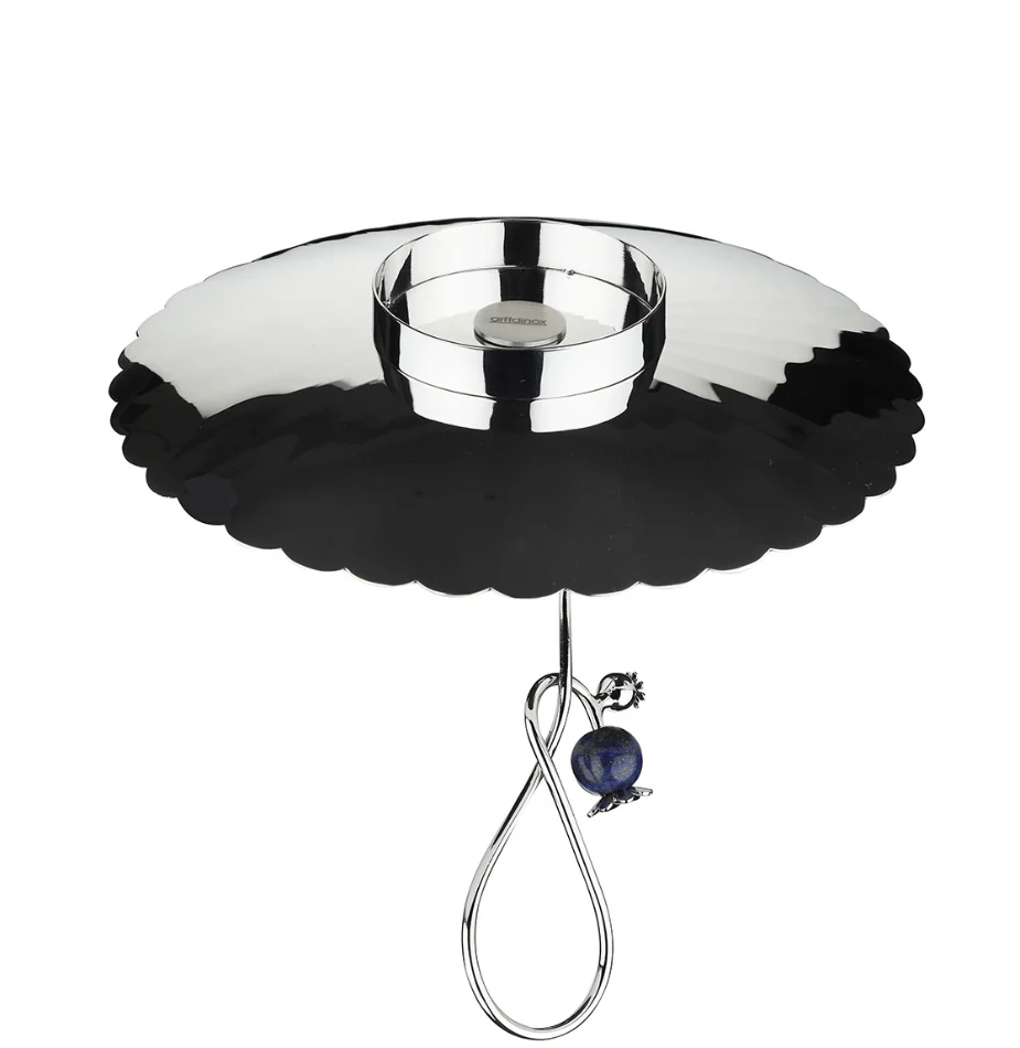 Poppy Pole Platter with Lapiz Lazuli Stone | Small - Image 9