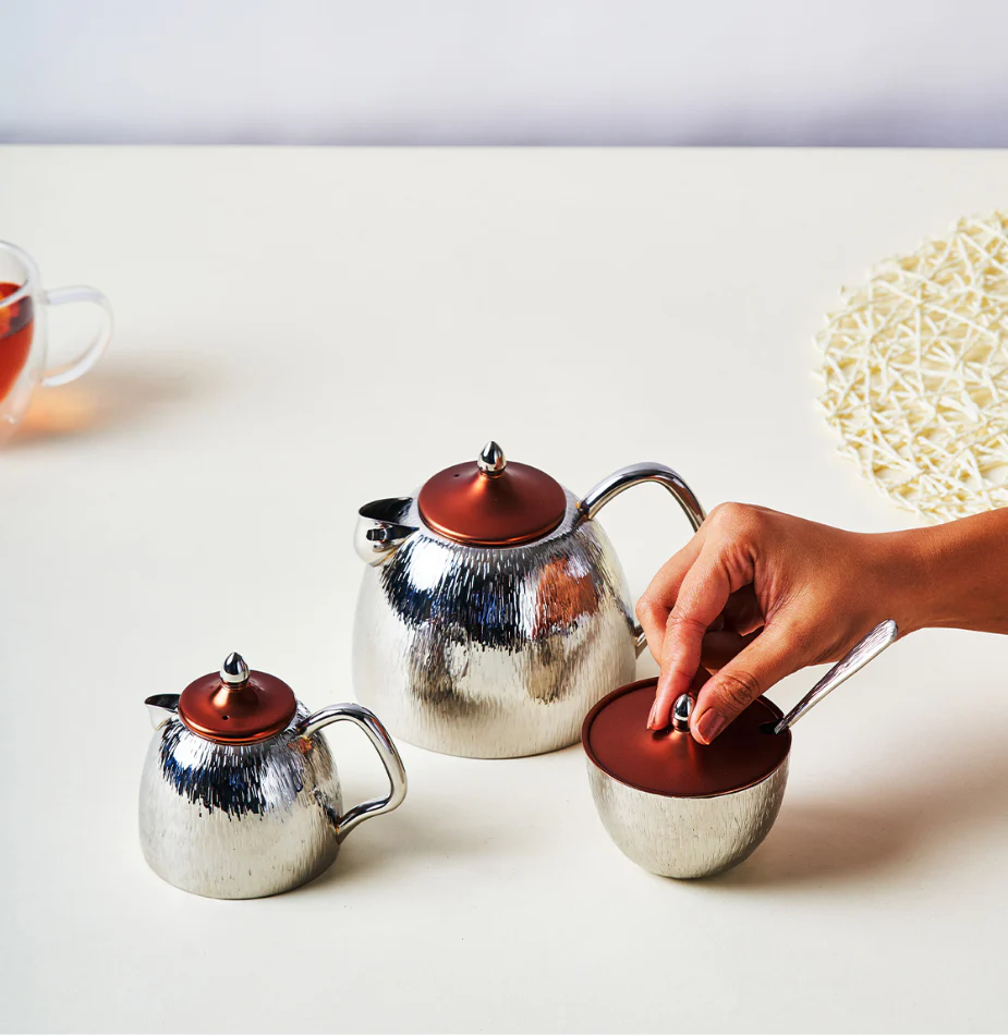 Renaissance Tea Set For Everyday | Rust - Image 5