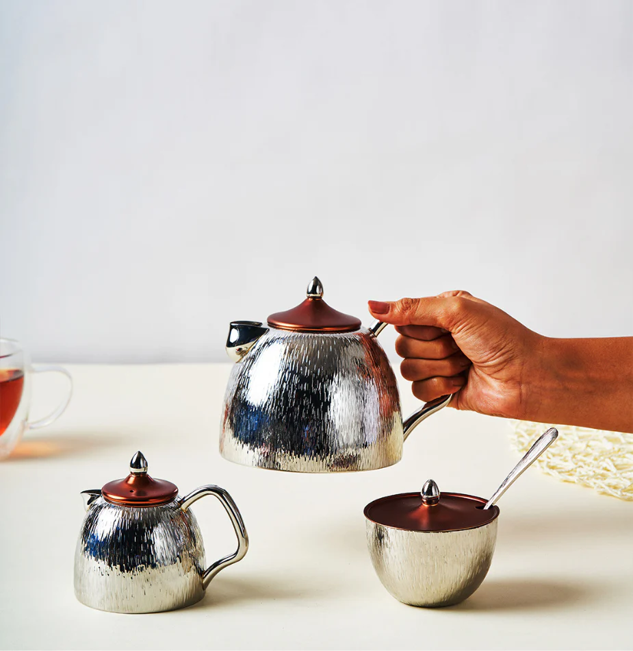 Renaissance Tea Set For Everyday | Rust - Image 6