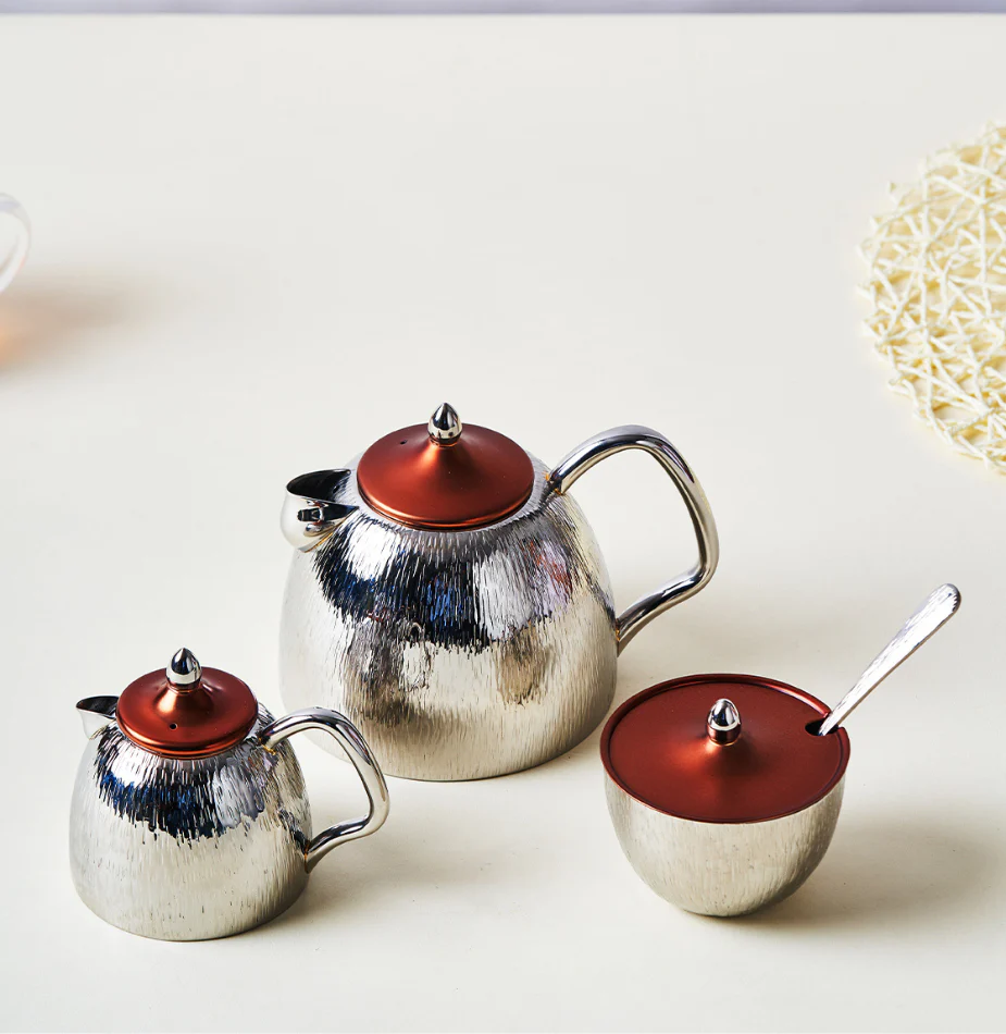 Renaissance Tea Set For Everyday | Rust - Image 7