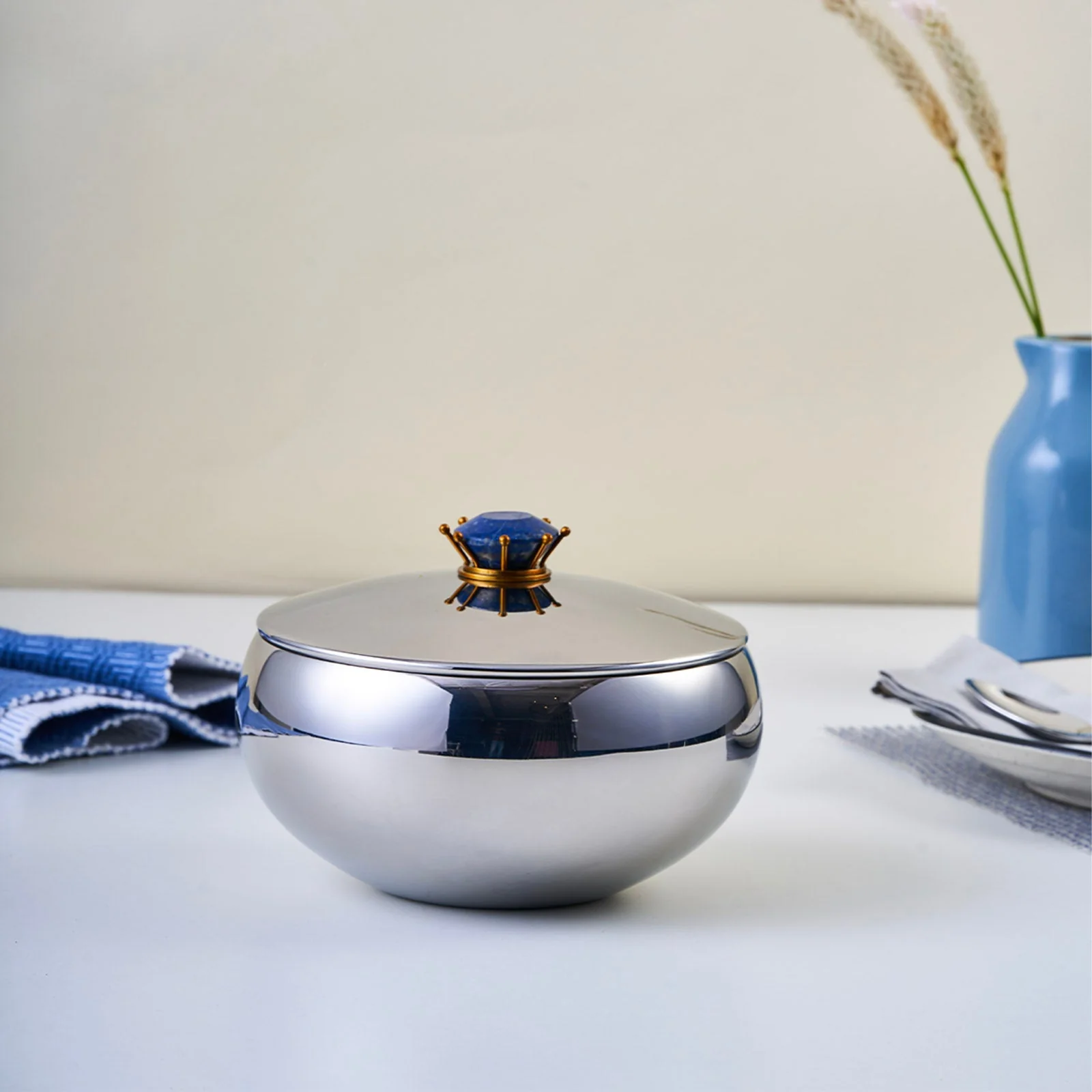 Royal Lapiz Stainless Steel Serving Bowl – Medium