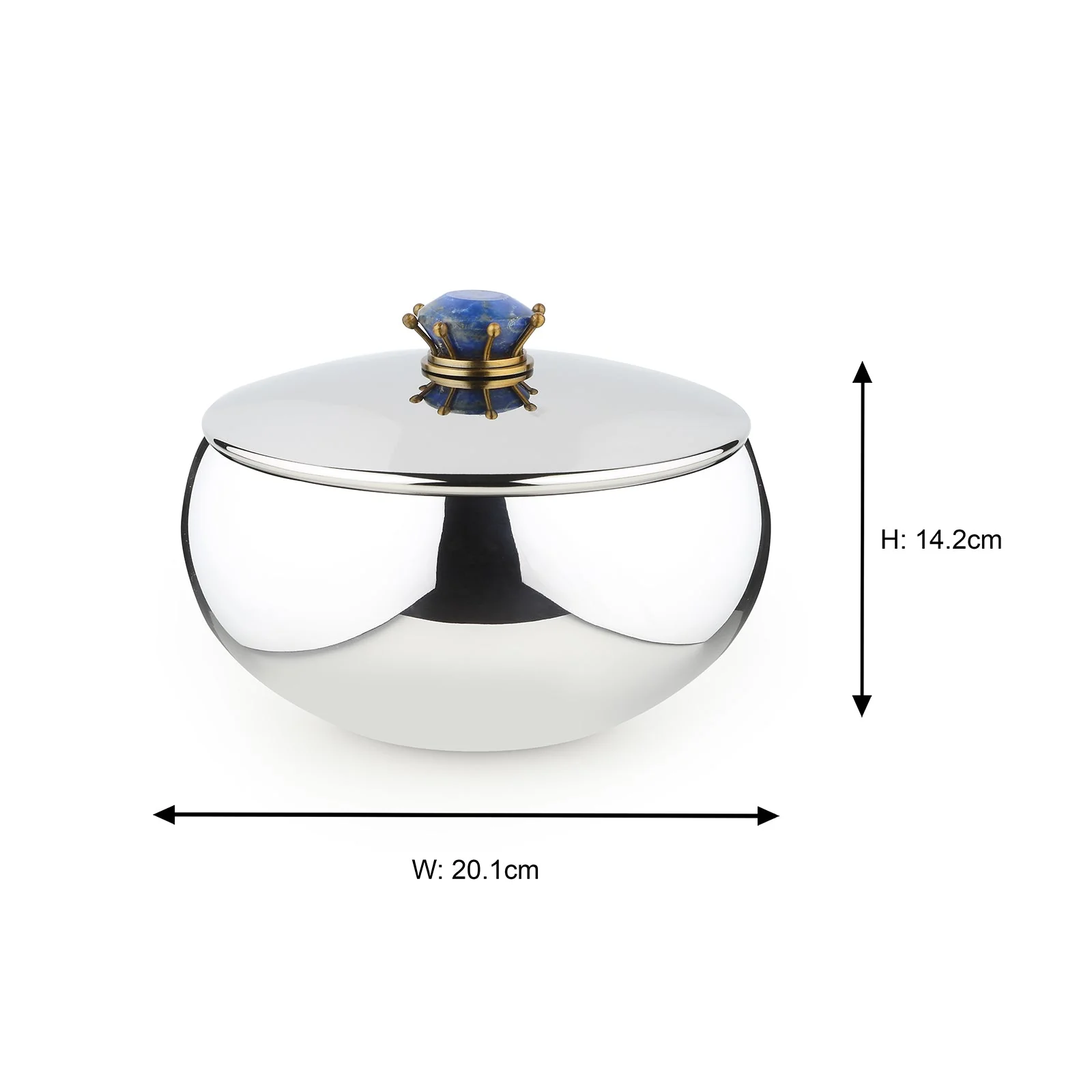 Royal Lapiz Stainless Steel Serving Bowl – Medium - Image 11
