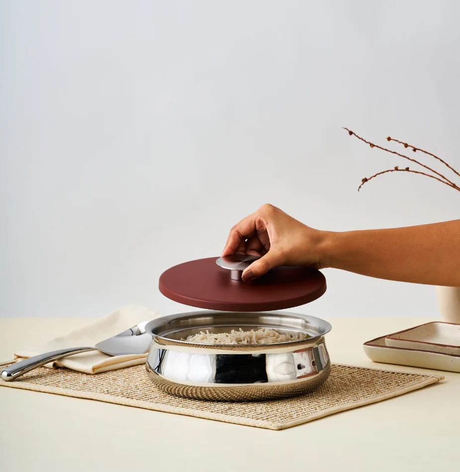 Rusty Red Doubly Bowl | Large - Image 7