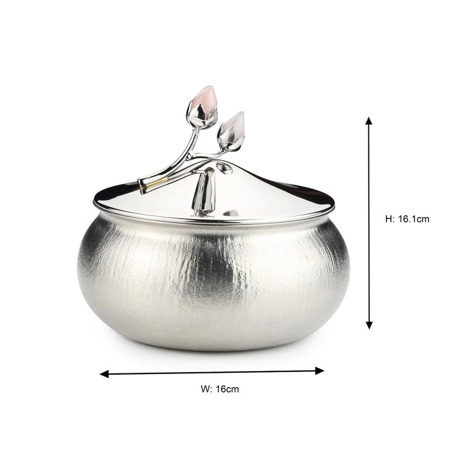 Rose Quartz Designer Bowl with Lid – Small & Elegant - Image 14