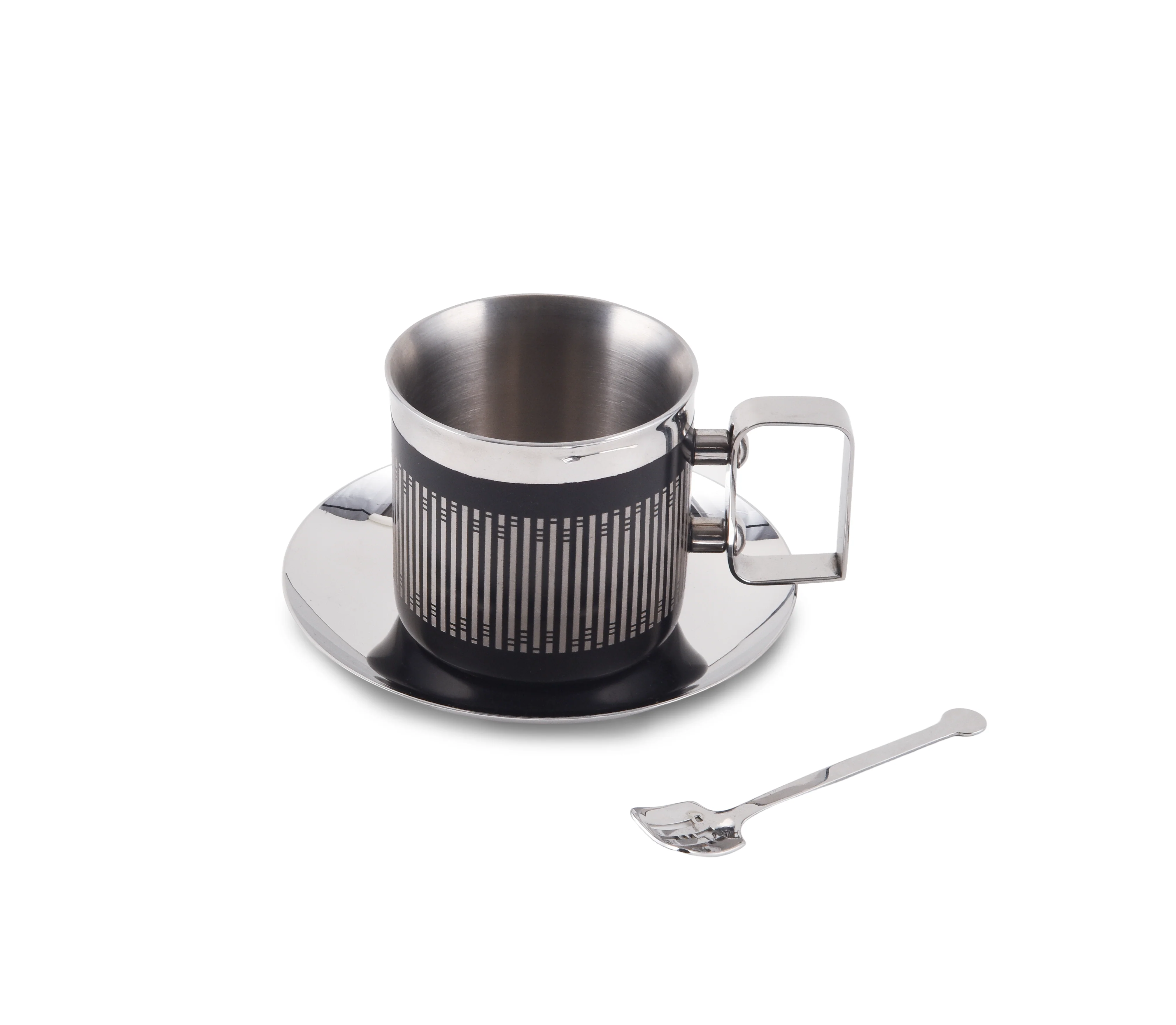 Stripe Cup and Saucer | Set of 2 - Image 4