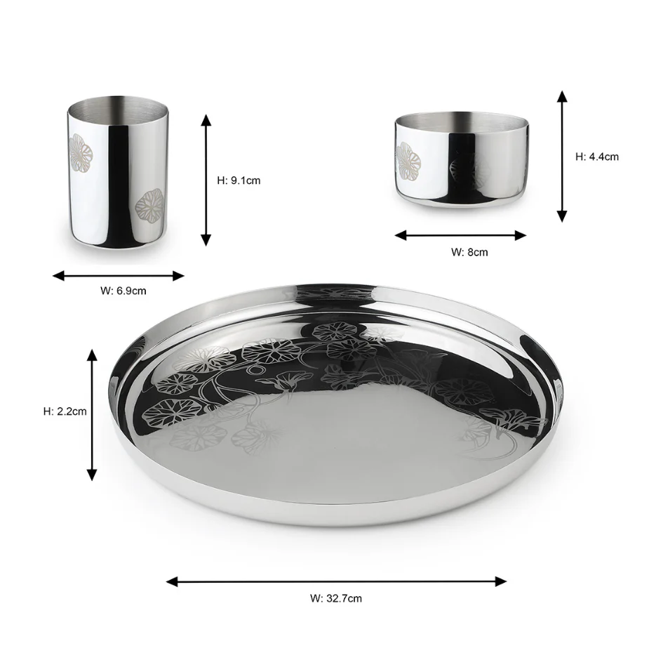 Eden Thali | Elegant Luxury Dinner Set - Image 17