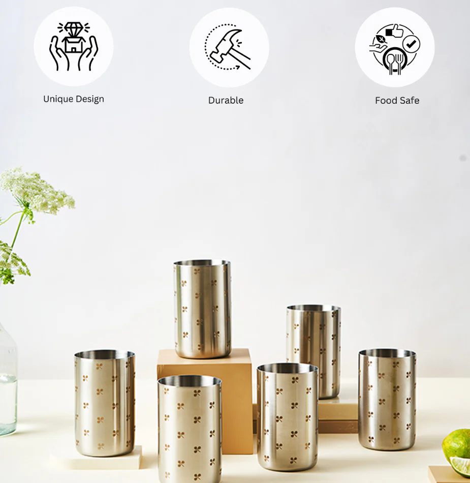 Zenith Stainless Steel Tumbler | Set of 6 - Image 13